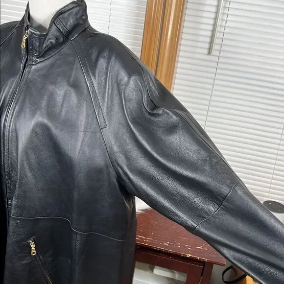 Pierce Arrow Leather Coat Size XXL - Picture 4 of 6
